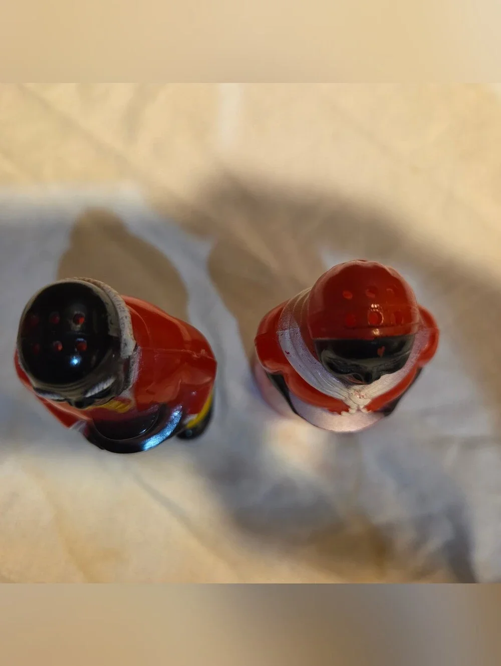 Vintage Americana Salt and Pepper Shakers Plastic Aunt Jemima & Uncle Mose